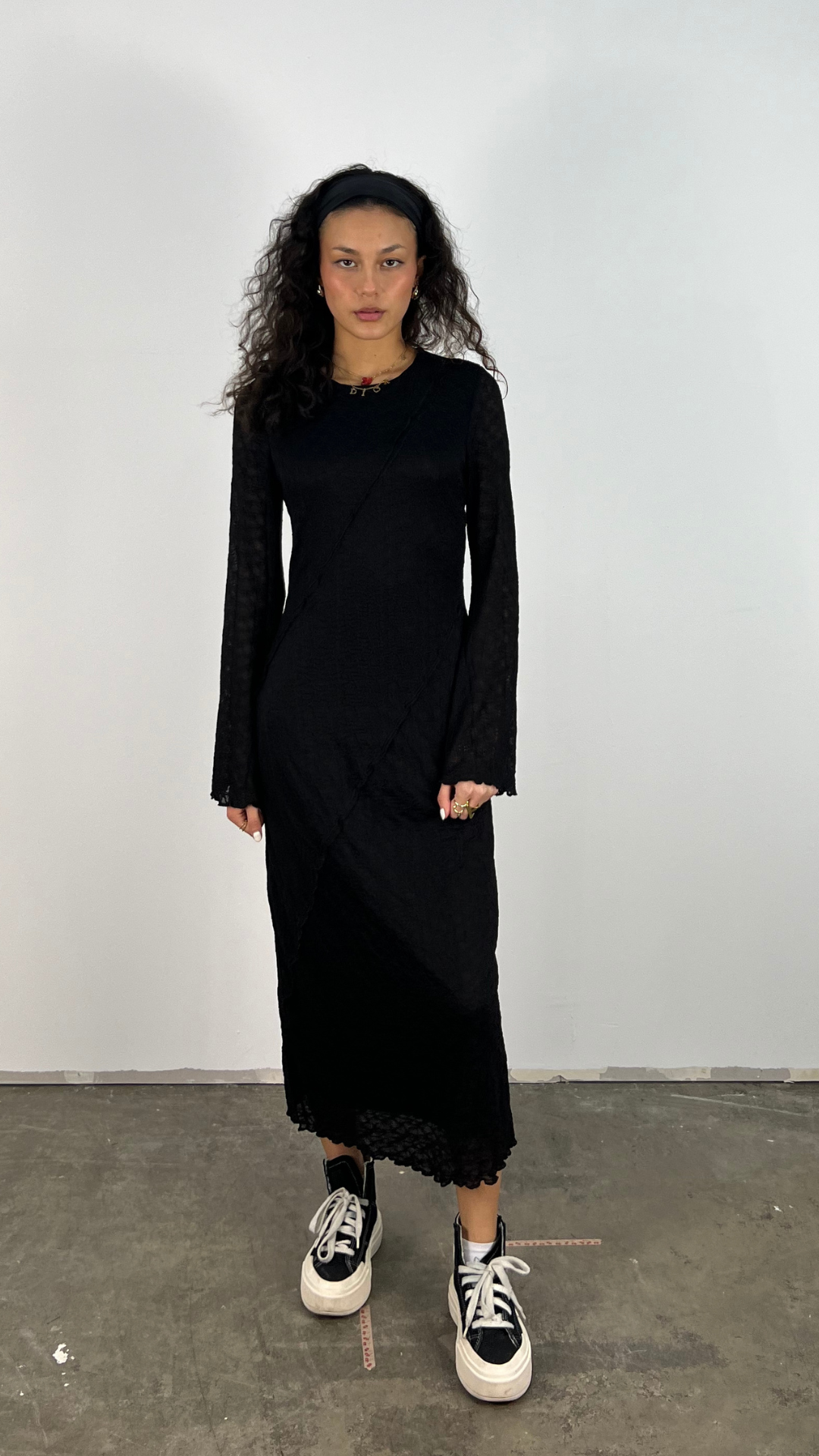 Schwarzes Elegantes Stretchkleid