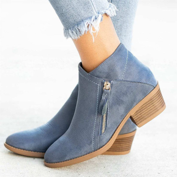 Elegante Stiefel Mit Niedrigem Absatz