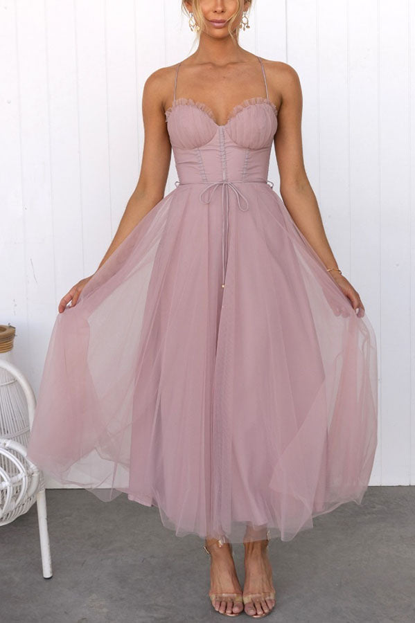 Fairytale Maxikleid Mit Dünnen Trägern