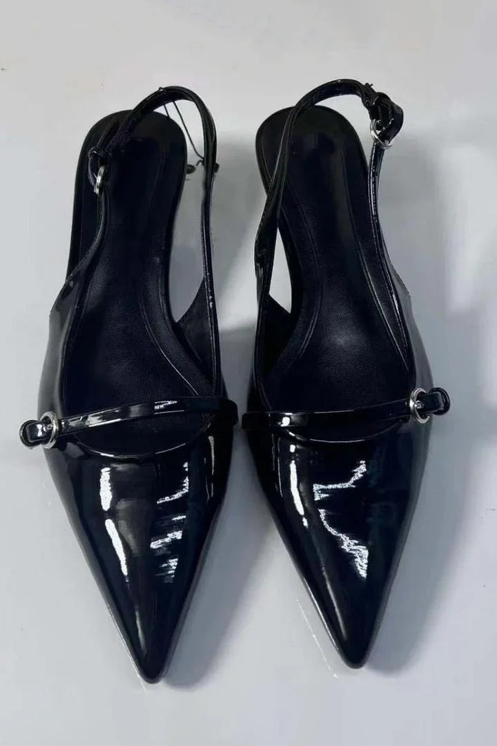 Elegante High Heels Mit Spitzer Spitze