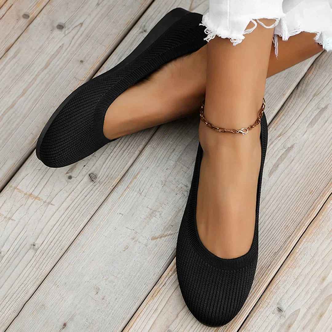 Orthopädische Ballerinas Für Damen – Weiche Sohle Und Atmungsaktives Design