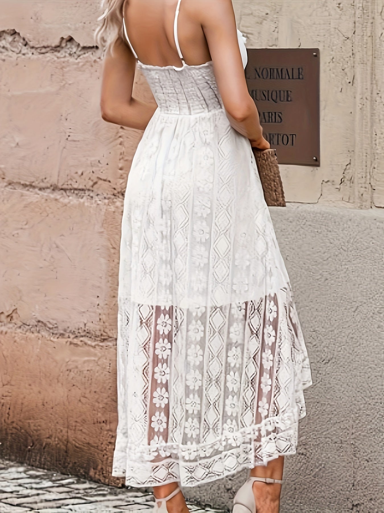 Maxikleid Mit V-Ausschnitt