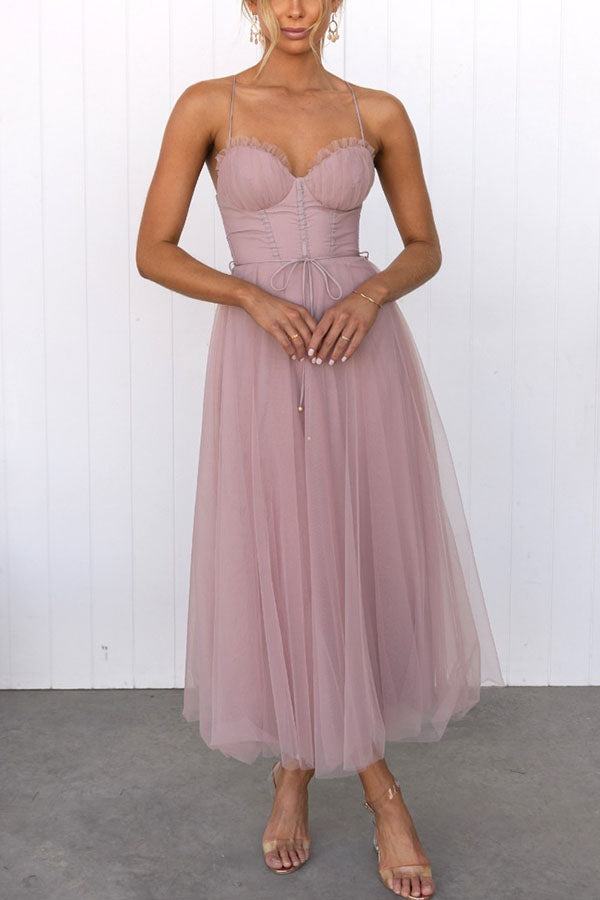 Fairytale Maxikleid Mit Dünnen Trägern