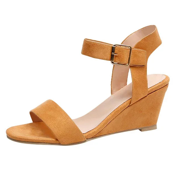 Orthopädische Plateausandalen Mit Schnalle