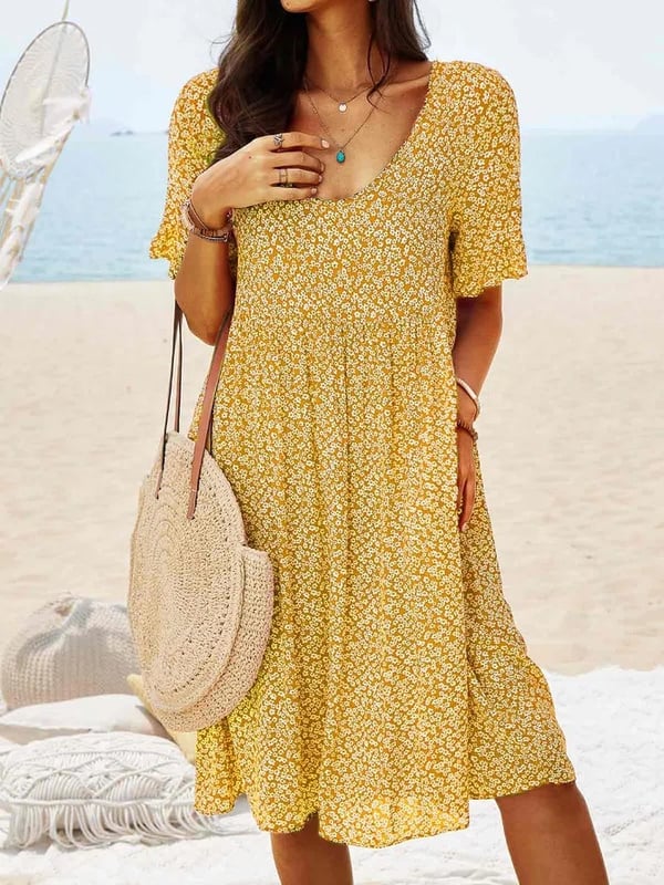 Sommerliches, Geräumiges Midikleid