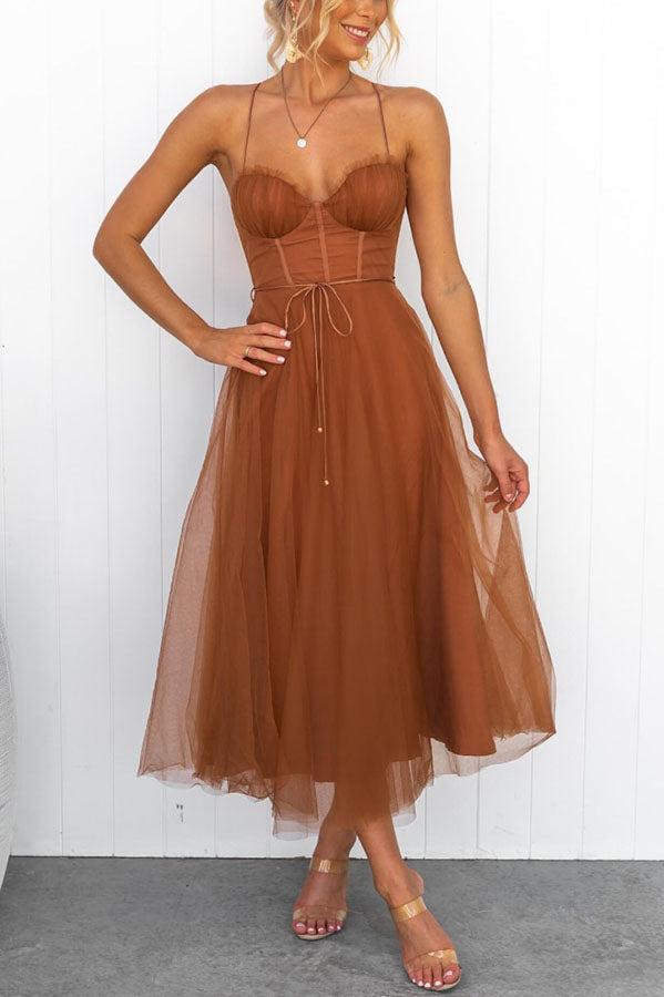 Fairytale Maxikleid Mit Dünnen Trägern