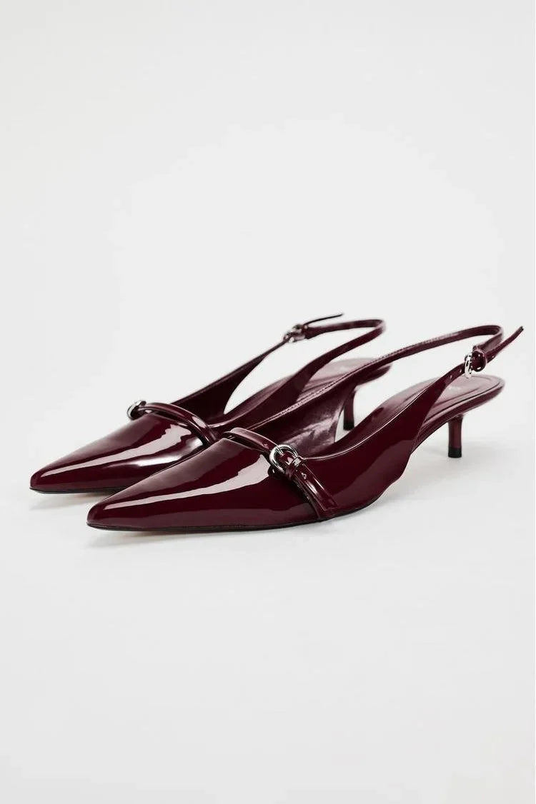 Elegante High Heels Mit Spitzer Spitze