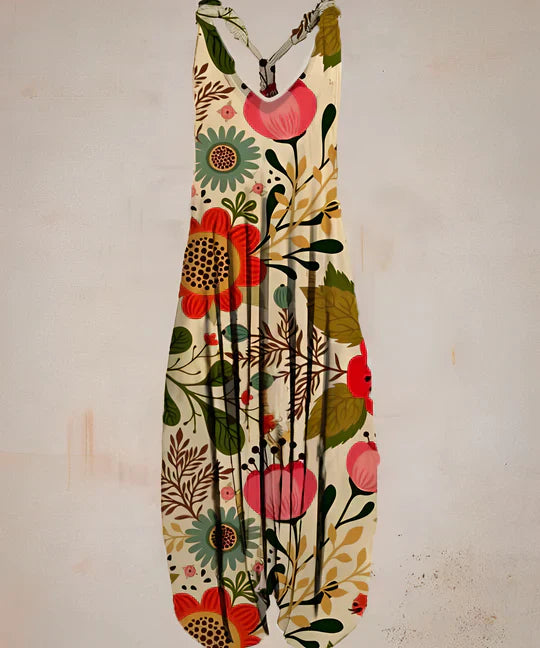 Eleganter Jumpsuit Mit Stylischem Musterdesign