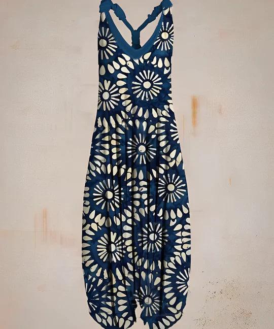 Eleganter Jumpsuit Mit Stylischem Musterdesign