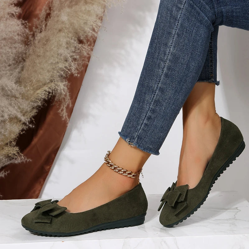 Elegante Ballerinas Mit Schleifendetail