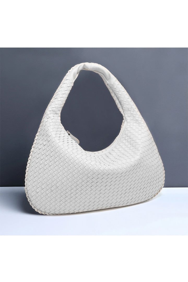 Retro Gewebte Halbmondförmige Tasche