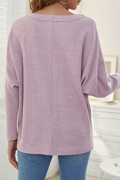Eleganter Pullover Mit V-Ausschnitt