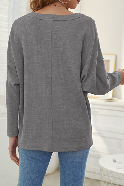 Eleganter Pullover Mit V-Ausschnitt