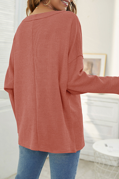 Eleganter Pullover Mit V-Ausschnitt