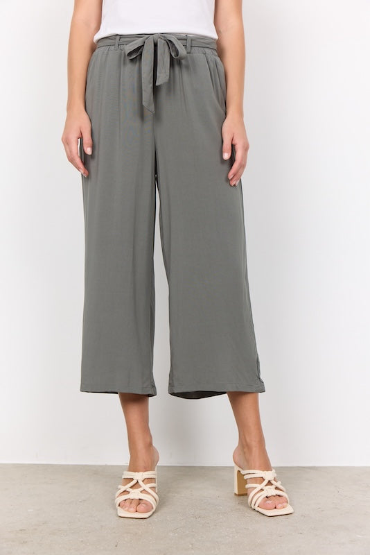 Elastisch Geschnittene Bequeme Caprihose
