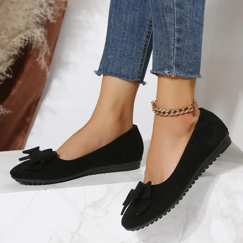 Elegante Ballerinas Mit Schleifendetail