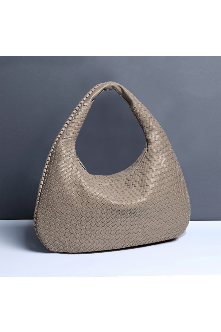 Retro Gewebte Halbmondförmige Tasche