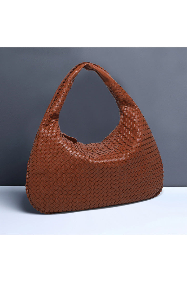 Retro Gewebte Halbmondförmige Tasche