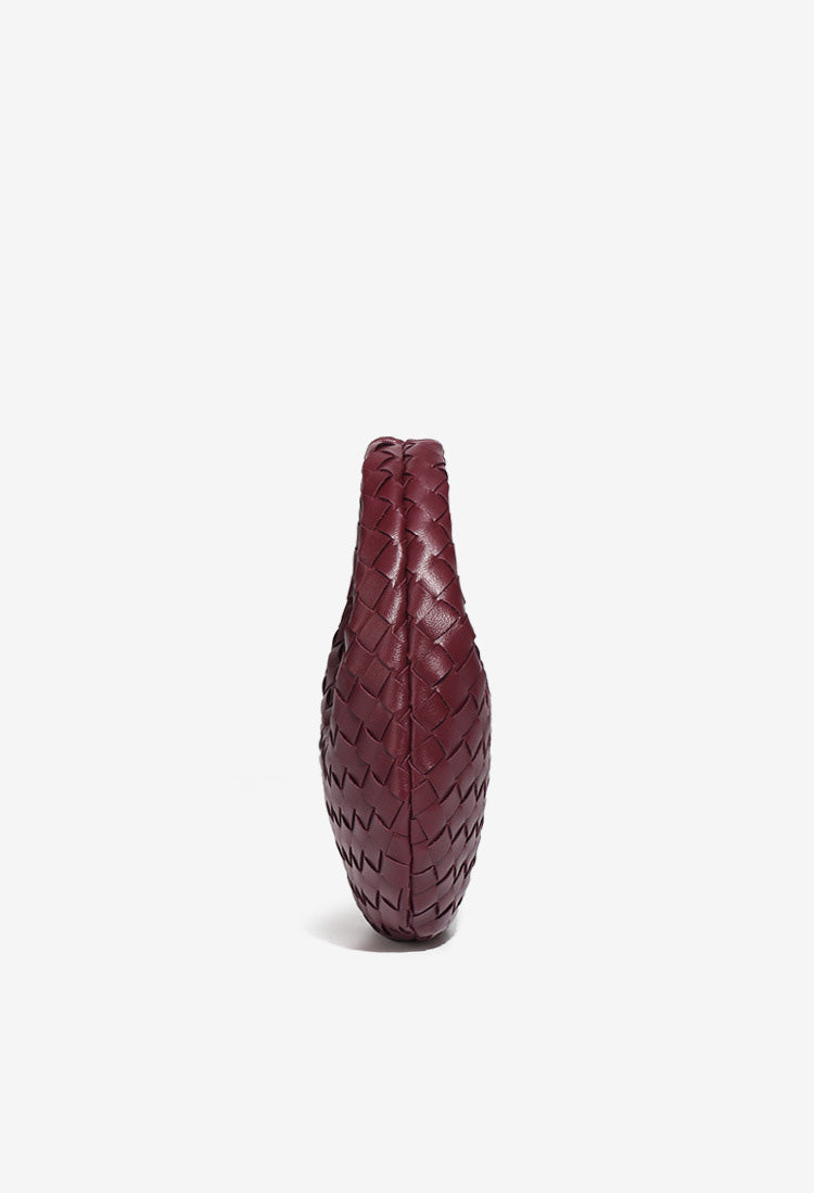 Elegante, Handgewebte Tasche İn Schlichter Farbe