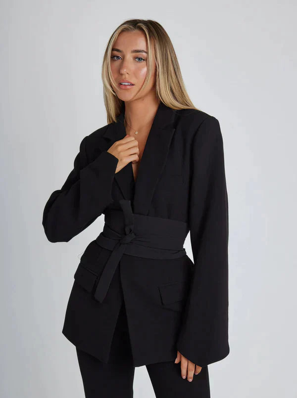 Blazerjacke Mit Gürtel