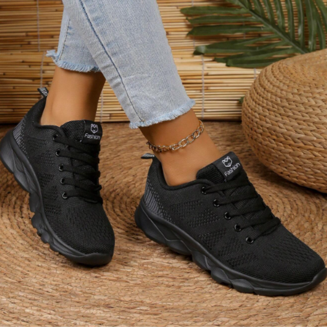 Stylische Schnür-Sneaker Mit Rutschfester Sohle