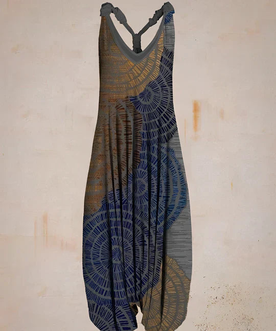 Eleganter Jumpsuit Mit Stylischem Musterdesign