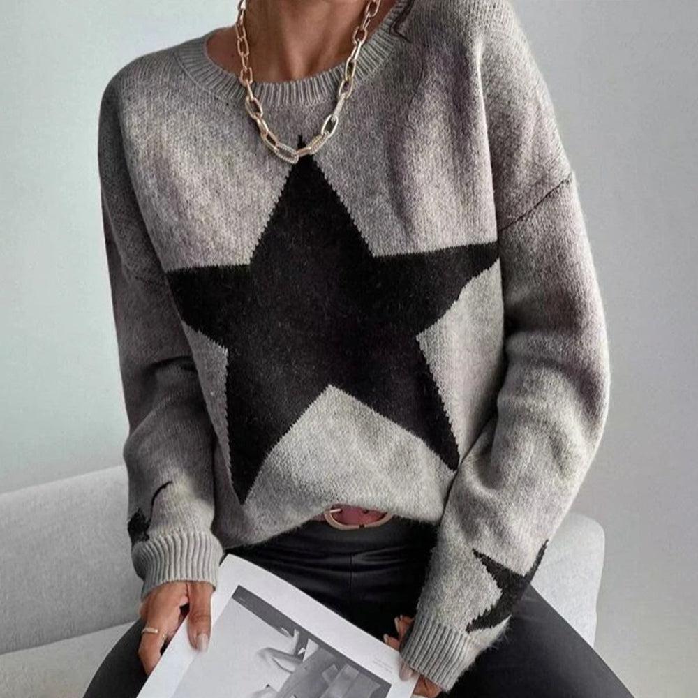 Pullover Mit Sternenmuster