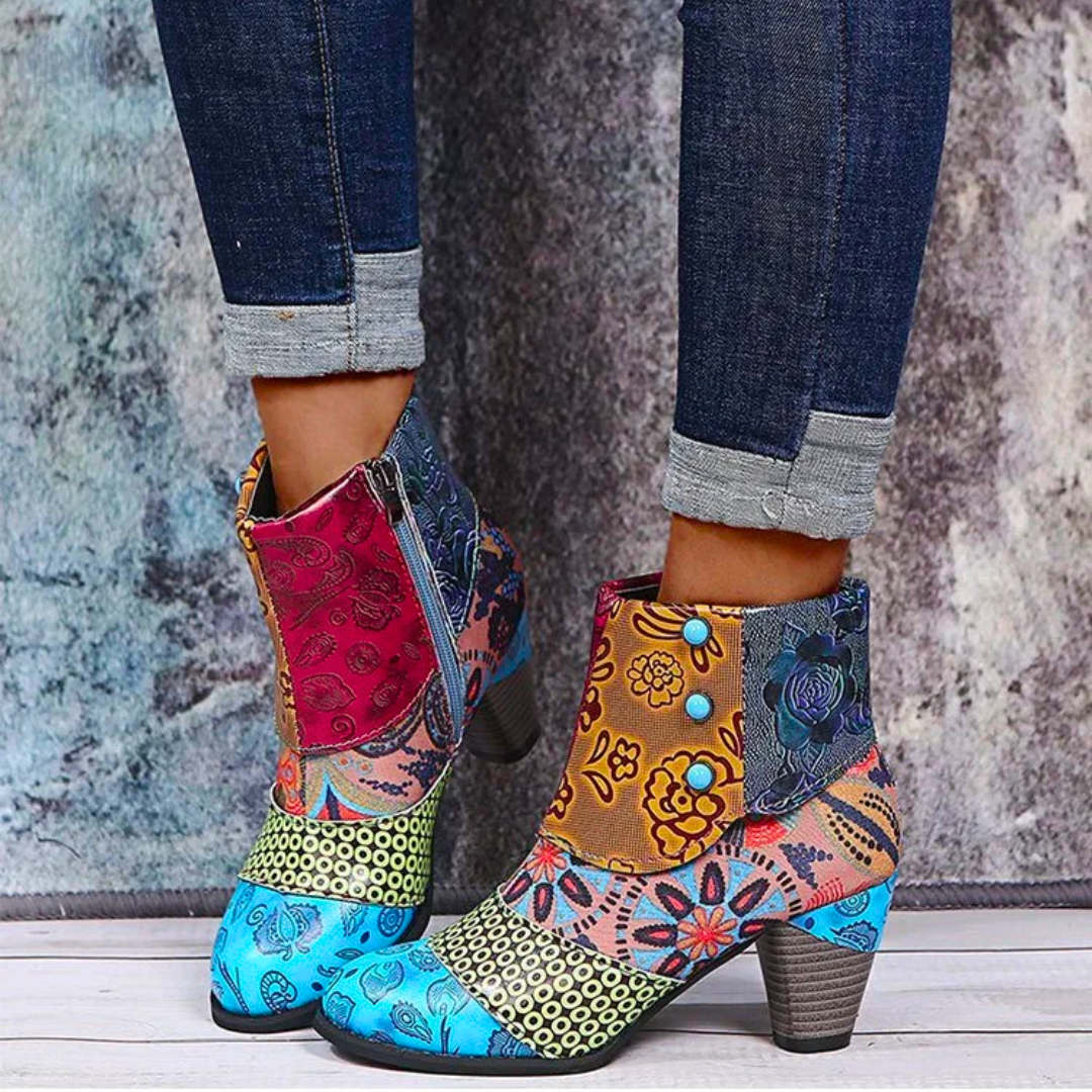 Wasserdichte, Elegant Gemusterte Stiefel
