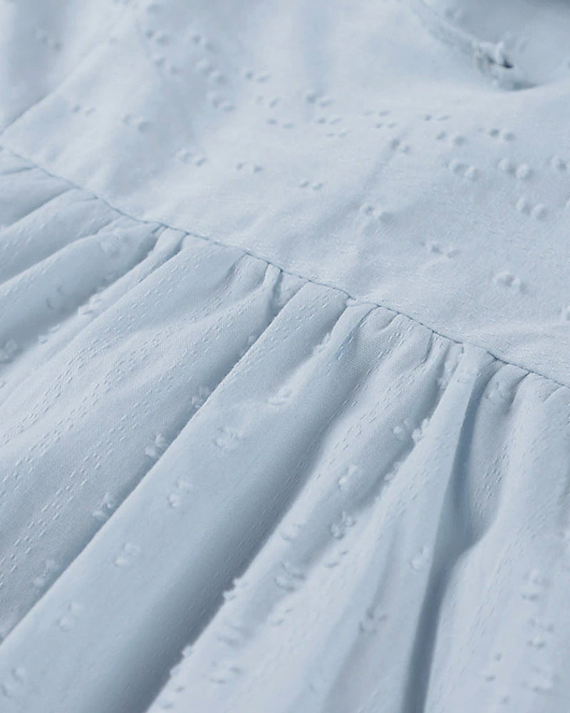 Midi-Strandkleid İn A-Linie Mit V-Ausschnitt