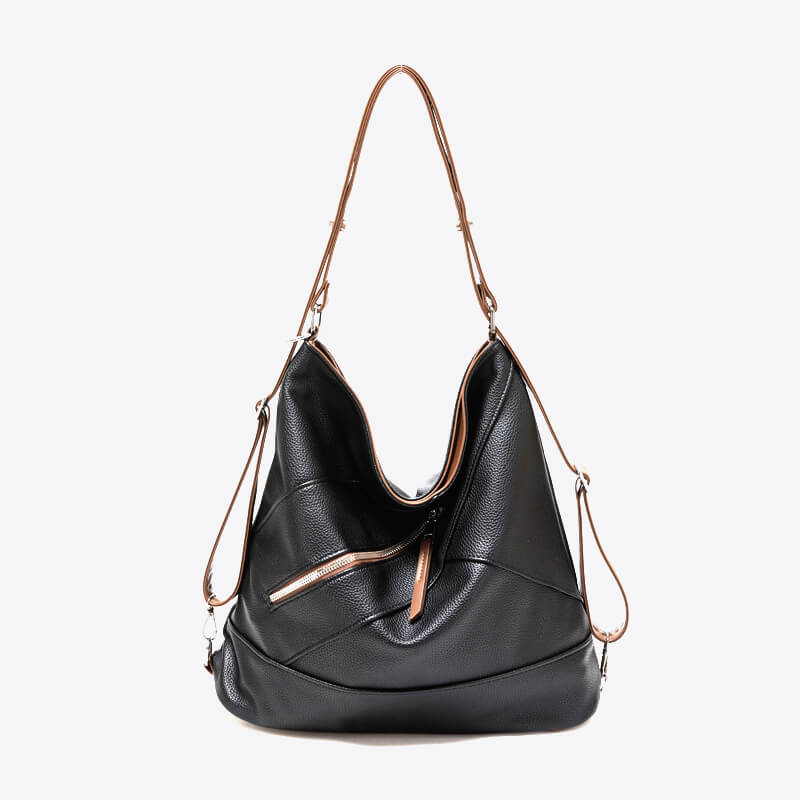 Tasche Aus Kunstleder Mit Rautenmuster