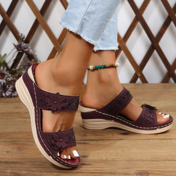 Orthopädische Blumensandalen