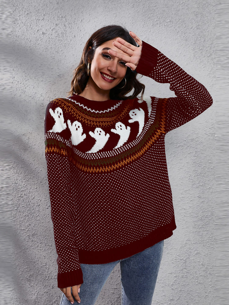 Strickpullover İm Retro-Design