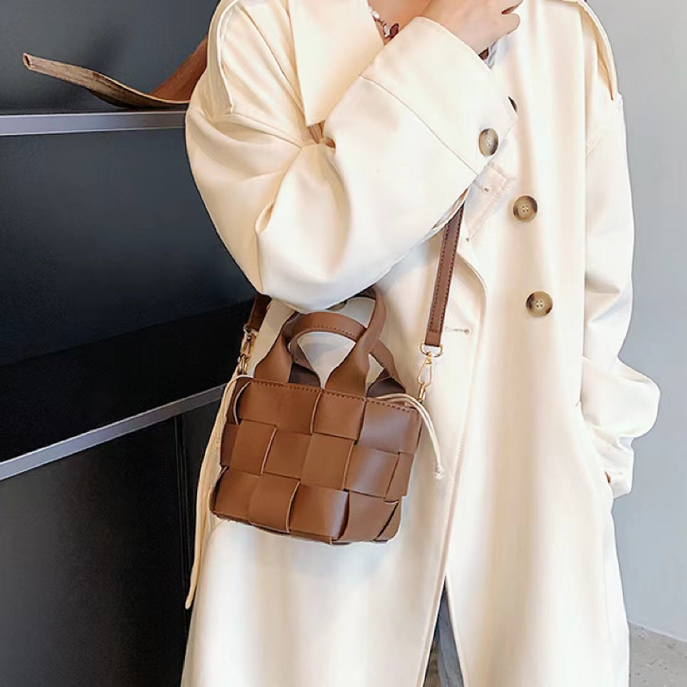 Kleine Ledertasche İm Stilvollen Design