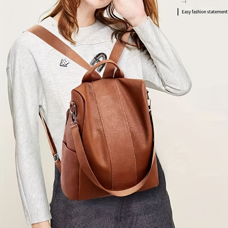 Eleganter Rucksack Mit Schlichtem Design