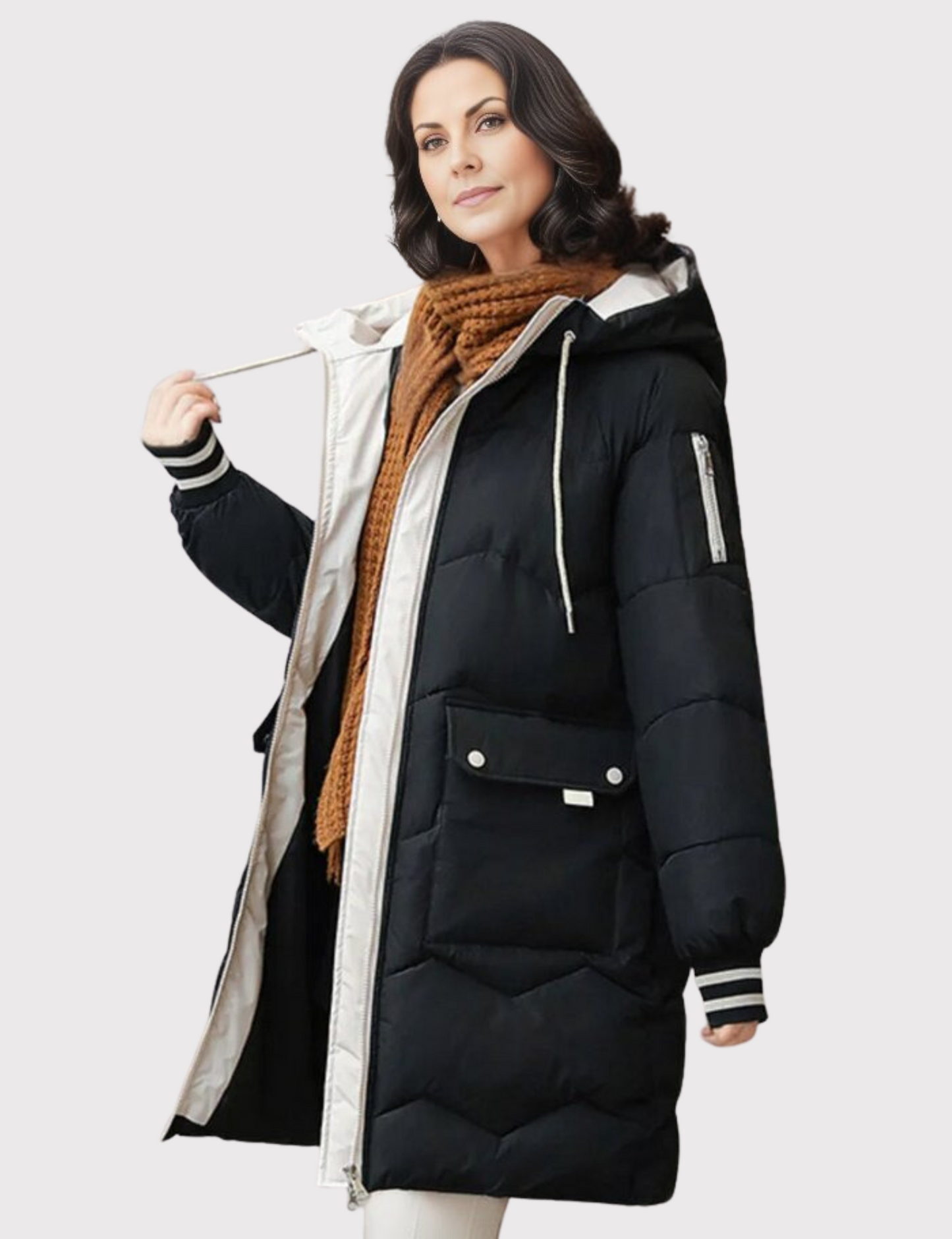 Stilvolles Design Winter Damenmantel