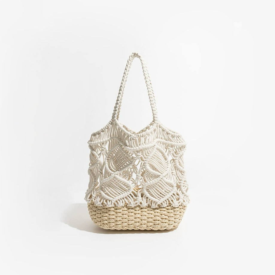 Strohtasche Mit Stilvollem Design