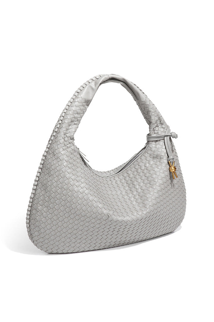 Retro Gewebte Halbmondförmige Tasche