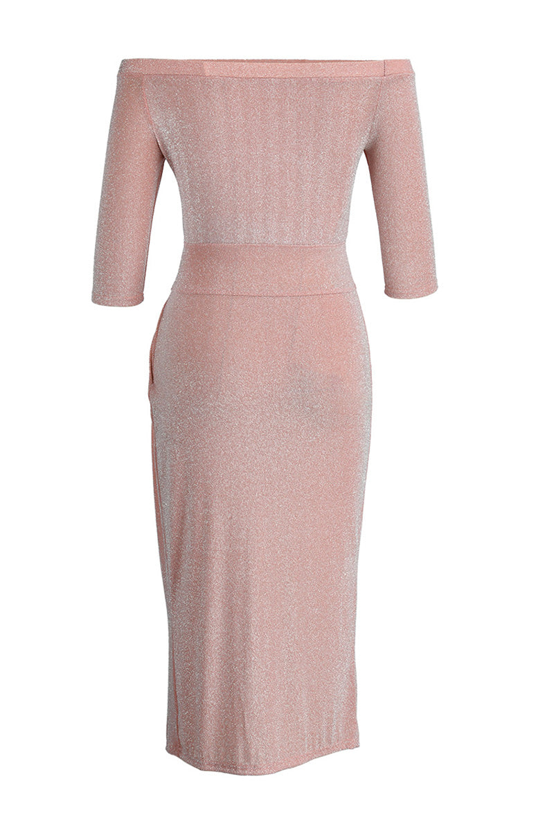 Maxikleid Mit Schlitzausschnitt