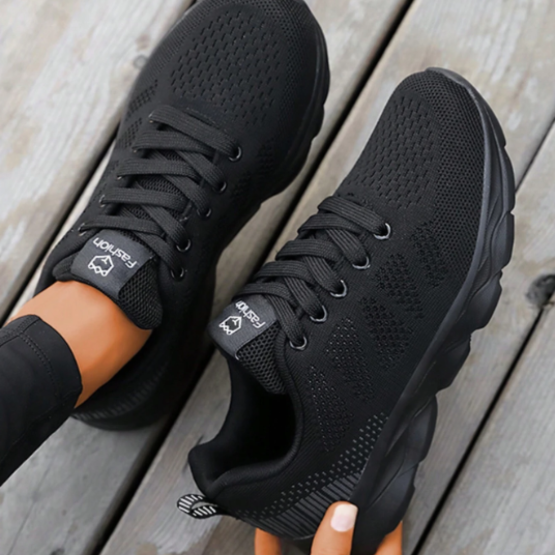 Stylische Schnür-Sneaker Mit Rutschfester Sohle