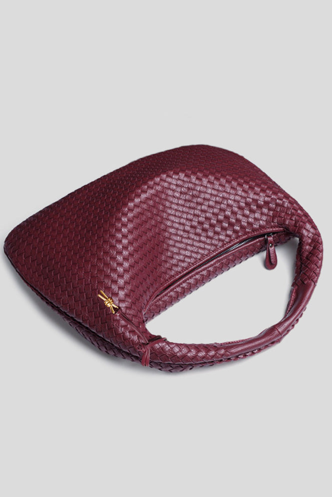 Retro Gewebte Halbmondförmige Tasche