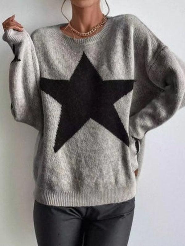Pullover Mit Sternenmuster
