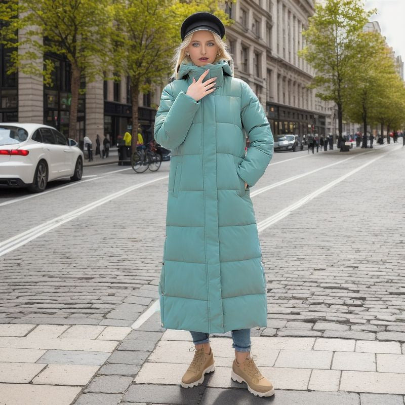 Langer Und Eleganter Wintermantel