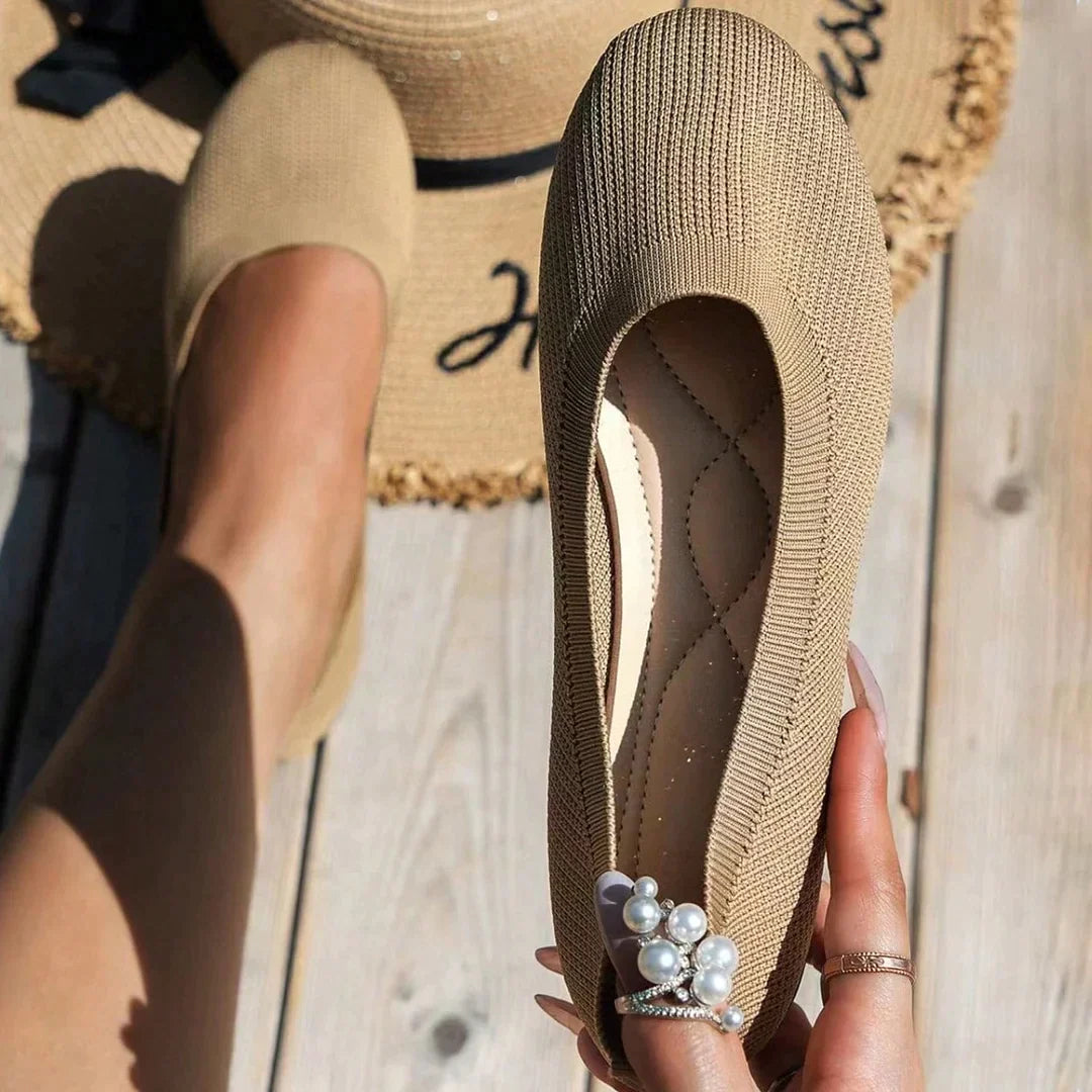 Orthopädische Ballerinas Für Damen – Weiche Sohle Und Atmungsaktives Design