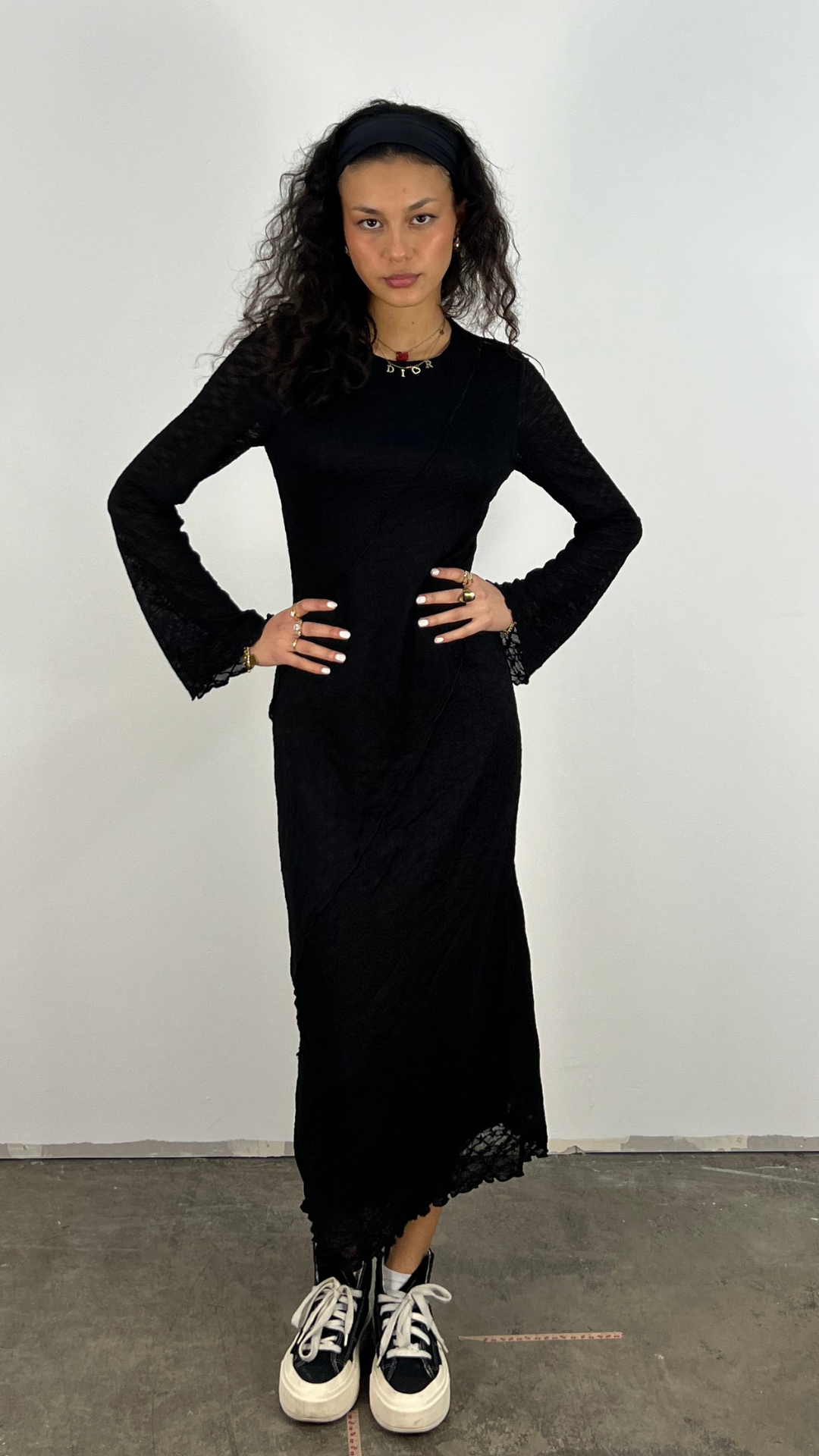 Schwarzes Elegantes Stretchkleid