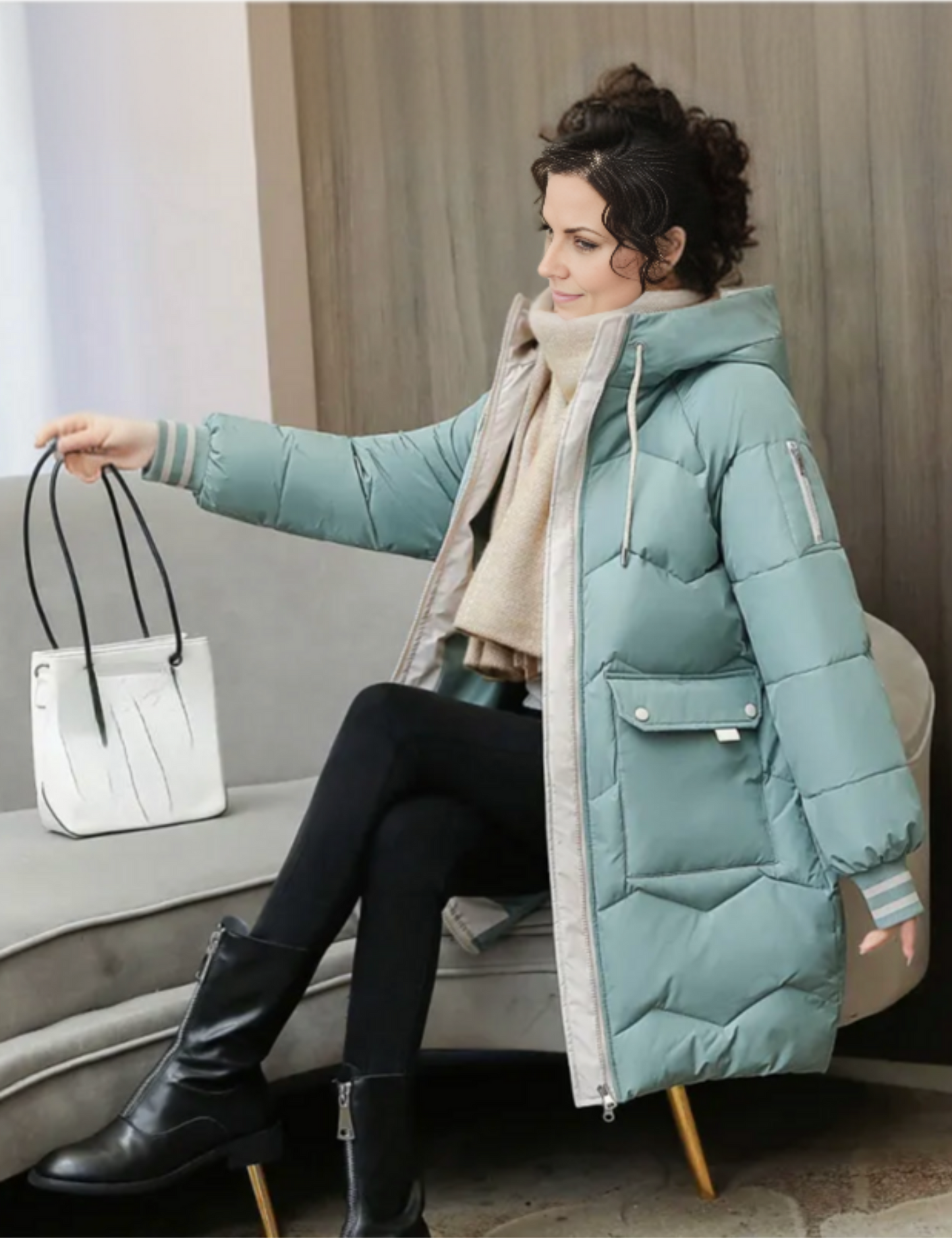 Stilvolles Design Winter Damenmantel