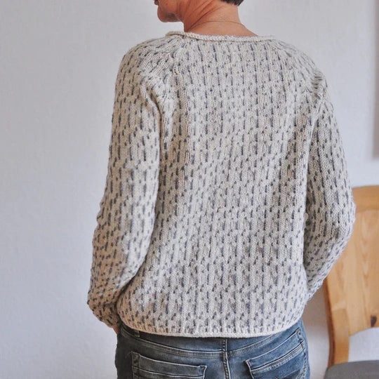 Pullover Mit Strickdetails İm Stilvollen Design