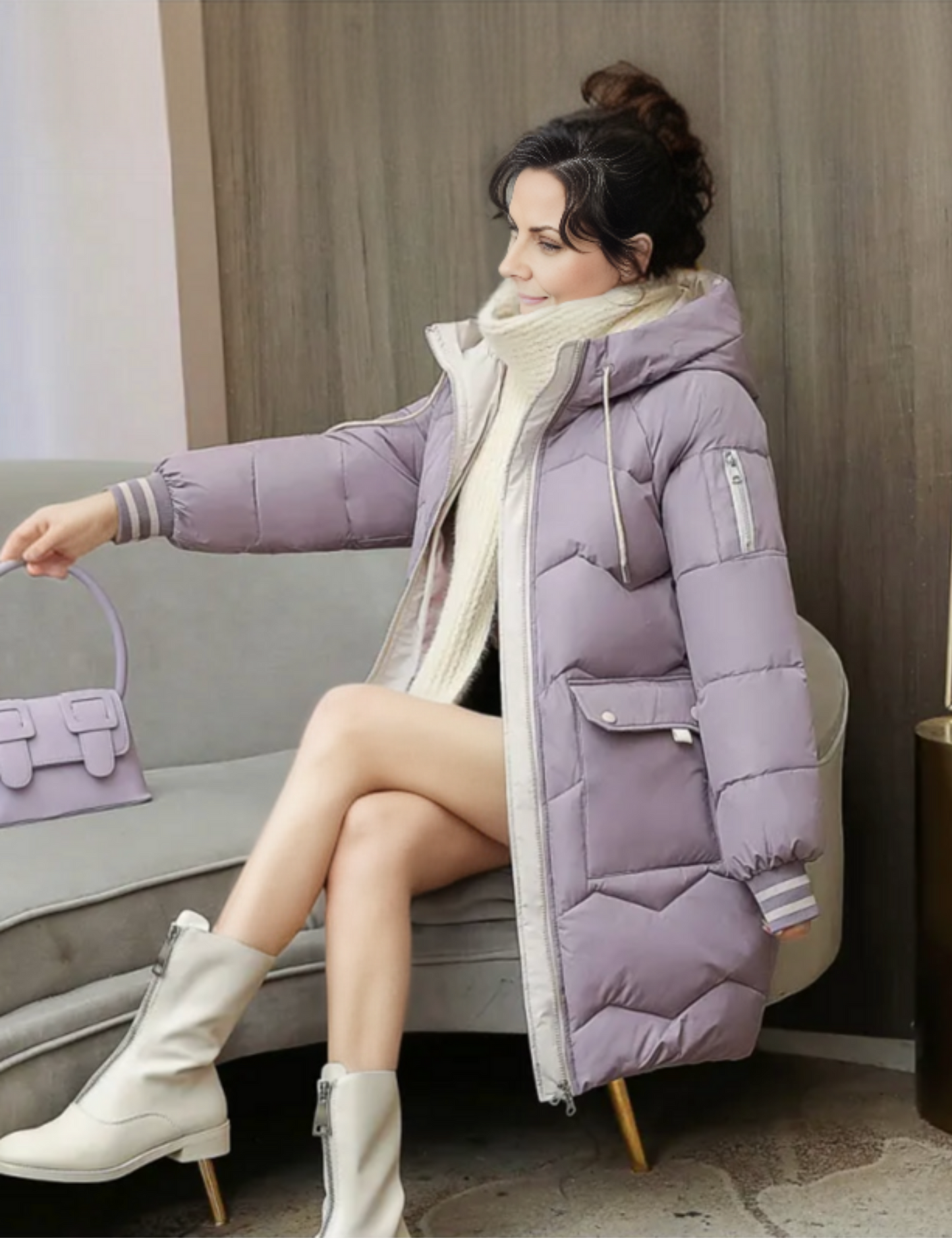 Stilvolles Design Winter Damenmantel