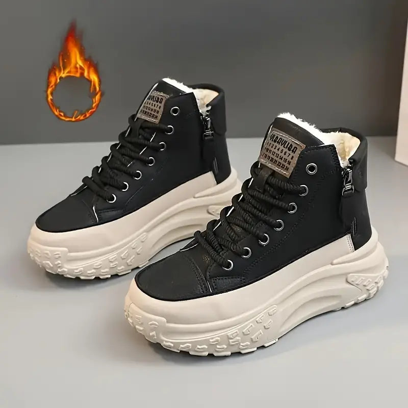 Gefütterte Damenstiefel