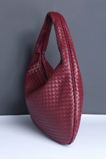 Retro Gewebte Halbmondförmige Tasche