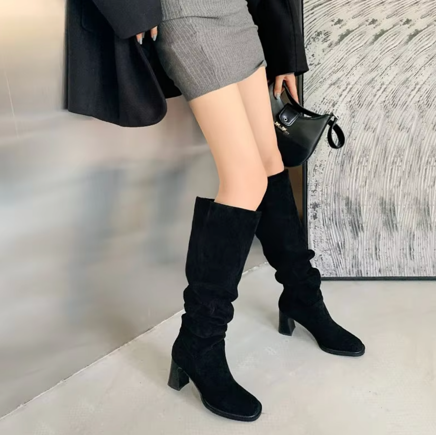 Knielange Stiefel İm Stilvollen Design